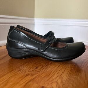 Black Hush Puppies Mary Janes